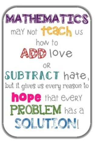 Favorite Math Quote 
